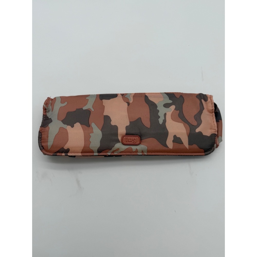 Lug Slim Cosmetic Accessory Pouch Rosewood Camo Magnetic Flap Organizer
